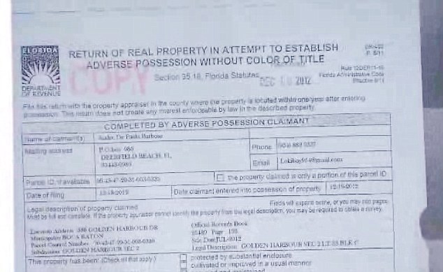 Udda, Loki, USA, adverse possession, Lagar